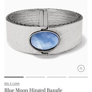 Brighton Silver and Blue Gemstone Bracelet